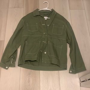 Hunter green oversized jacket